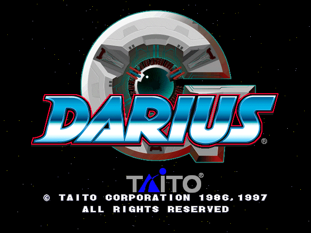 G-Darius (Ver 2.02A) Title Screen